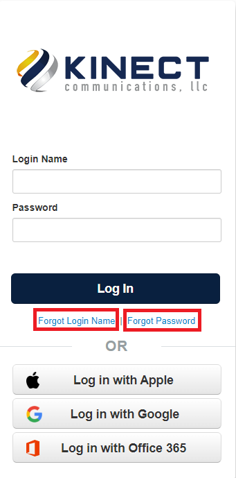 User Password Reset